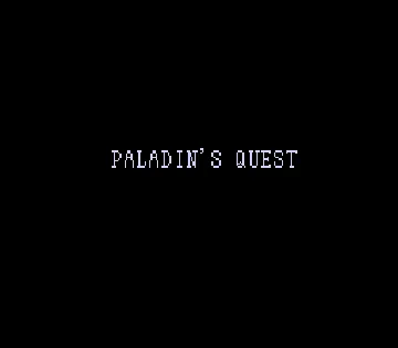 Paladin's Quest (USA) screen shot title